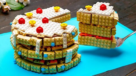 Inedible Lego Brick Cake | Strange Stop Motion Cooking