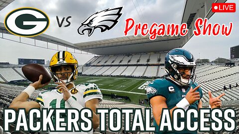 LIVE Green Bay Packers vs Philadelphia Eagles Pregame Show | Packers Total Access | #GoPackGo