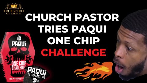 Church Pastor takes the One Chip Challenge (World's Hottest Chip) | Uzziah Israel