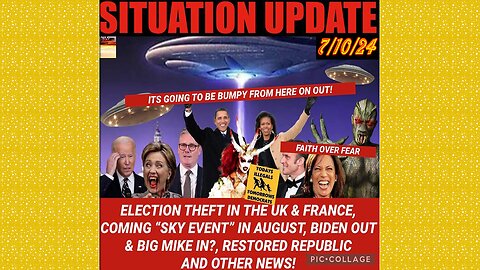 SITUATION UPDATE 7/10/24 - Trump & Biden Debate, Blackout Imminent, Stolen Elections, Judy Byington