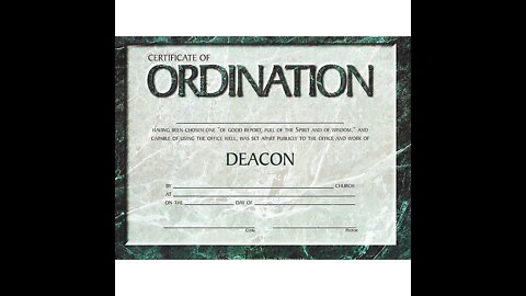 "Are you ORDAINED to be a minister?" *Ordination Explained*