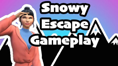 Playing in a Snowy Escape pt 4 | Sims 4 PS4/PS5