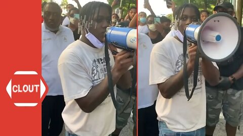 Lil Yachty Attends George Floyd Peaceful Protest In Atlanta!