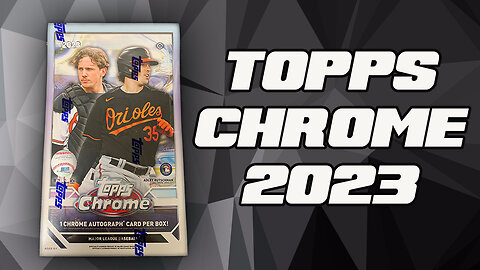 *NEW* Topps Chrome Baseball 2023 Hobby Box! - Christmas In July