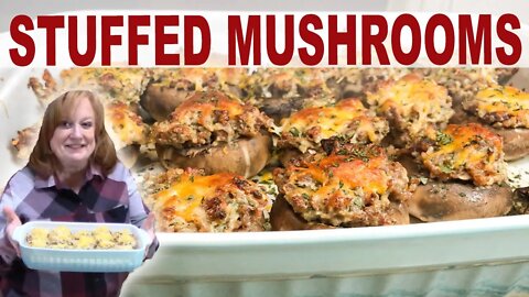 STUFFED MUSHROOMS APPETIZER RECIPE