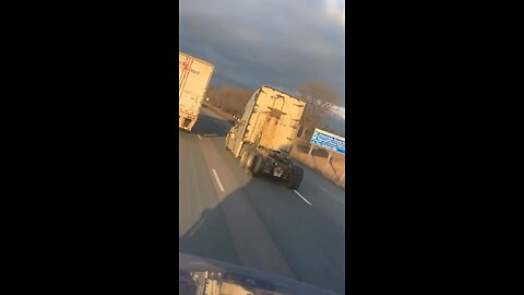 Truck Driving With No Mudflaps