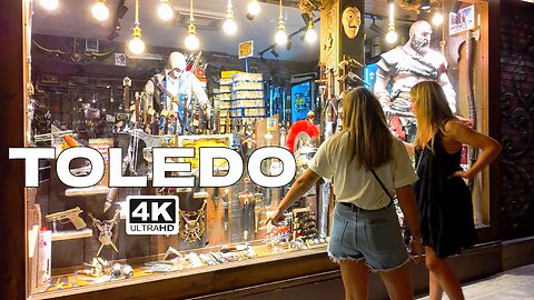 Discover the Night Charm of Toledo: Gorgeous 4K Walking Tour After Dark