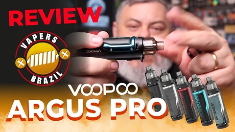 Voopoo Argus Pro - Aumentando a Família Argus - Review PTBR