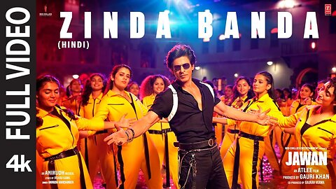 Jawan: Zinda Banda (Full Video) | Shah Rukh Khan | Atlee | Anirudh | Nayanthara | Vijay Sethupathi