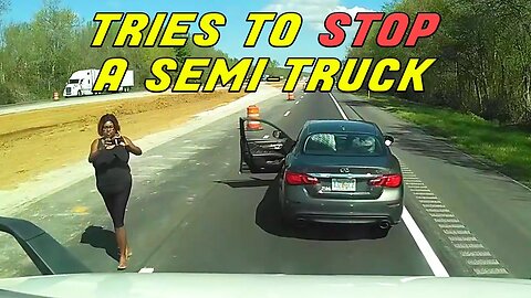 A Day in The Life of an American Truck Driver - Road Rage, Brake Check, Car Crash, Instant Karma USA