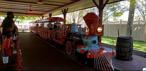 Riding the J & J Train: The best way around Story Book Land