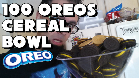 100 Oreo Century Challenge Vs FreakEating