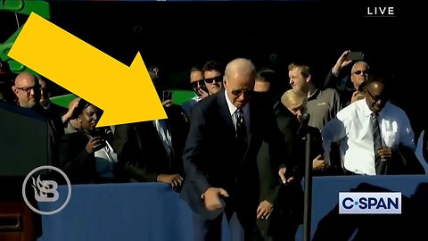 Watch Biden NARROWLY Avoid Serious Fall AGAIN