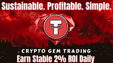 Crypto Gem Trading Review | Earn 2% Daily On Stable Token | Join My Team For Monthly Giveaways