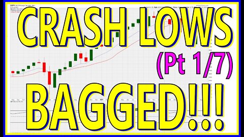 🔴 Stocks + Cryptos 2020 Market Crash Lows Bagged! Chart Analysis - March 12, 2020 [ Part 1/7 ] 💪 💰