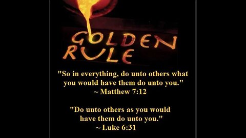 Do Unto Others. (SCRIPTURE)