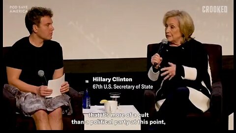 Hillary Clinton Calls Republican Party A Cult