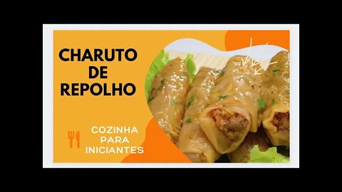 RECEITA DE CHARUTO DE REPOLHO - COMIDA ÁRABE - SIMPLES, FÁCIL E RÁPIDO - RENDE MUITO