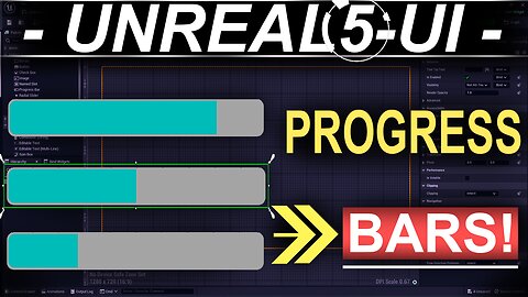 Unreal-5 Menu UI: PROGRESS BARS Explained (60 SECONDS!!)