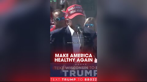 Trump & Robert Kennedy Jr Pledge To Make America Healthy Again - 9/7/24