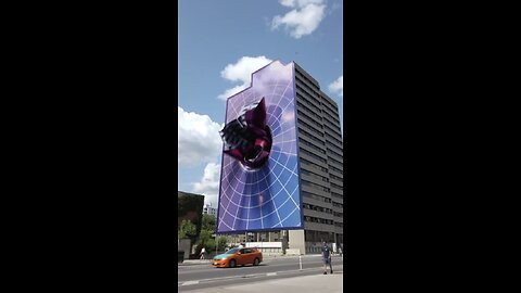 Big 3D digital led outdoor Billboard Fut...