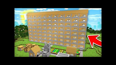 WHERE IN OUR VILLAGE IS A WALL OF HOUSES IN MINECRAFT