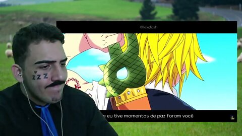 PASTOR REACT Rap Meliodas e Elizabeth 😈😇 (Nanatsu no Taizai) | MALDIÇÃO | LexClash