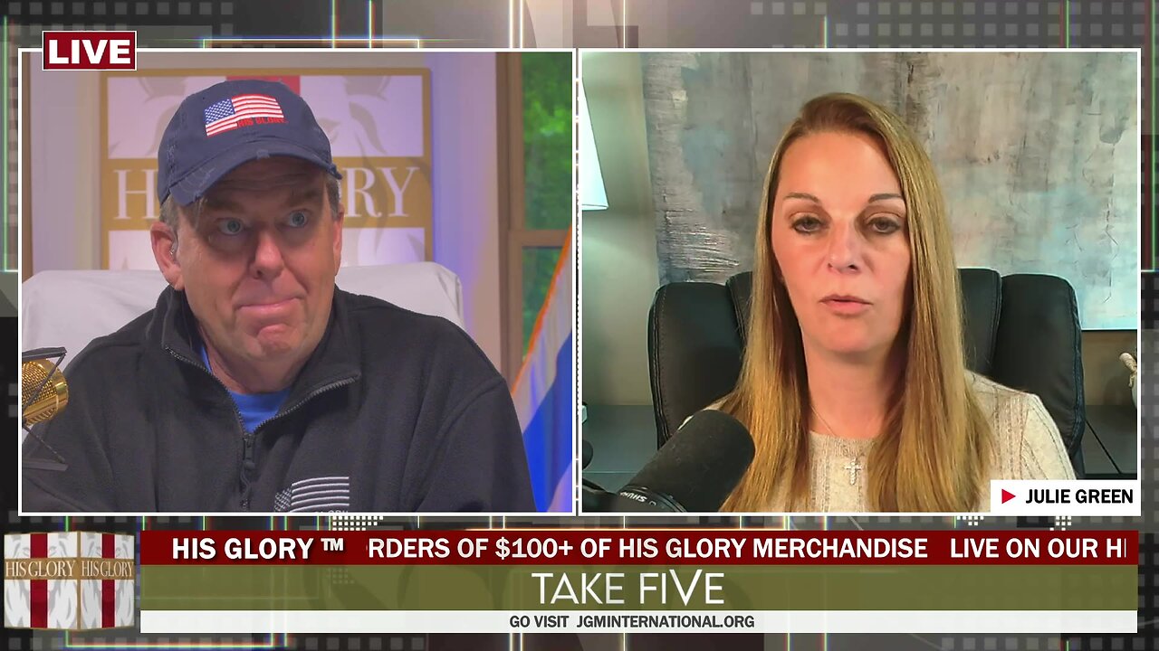 His Glory TV - Julie Green joins His Glory: Take FiVe - Captions