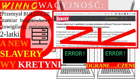 WINNOwacyjność: Przemysł BULGOCZE zamiary bezgotówkowia, ZATEM inwigilacji, i prolongacji dwulatki.