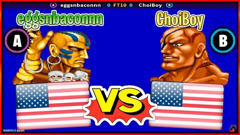 Street Fighter II': Hyper Fighting (eggsnbaconnn Vs. ChoiBoy) [U.S.A. Vs. U.S.A.]