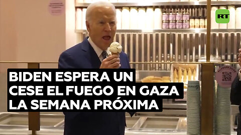 Biden: Un alto el fuego en la Franja de Gaza podría empezar la próxima semana