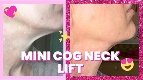 Neck Lift with Mini Cogs 🔥IT WORKED🔥 GlamCosm/GlamDerma SASSY10 10% Off