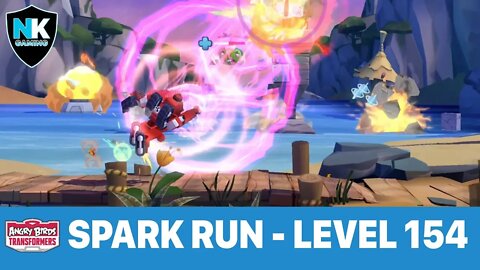 Angry Birds Transformers - Spark Run Series - Level 154 - Featuring Warpath