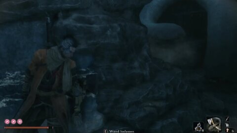 Sekiro in der Höhle der Gottes Schlange