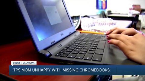 Tulsa mother unhappy with school's missing chromebooks