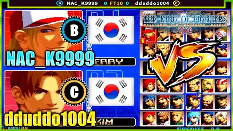 The King of Fighters 2002 (NAC_K9999 Vs. dduddo1004) [South Korea Vs. South Korea]