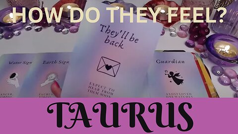 TAURUS♉💖THEY'LL BE BACK!🤯 I TRIED TO WALK AWAY BUT I CAN'T!💓🪄TAURUS LOVE TAROT💝