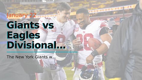 Giants vs Eagles Divisional Round Props: Giants Get their Feelings Hurt