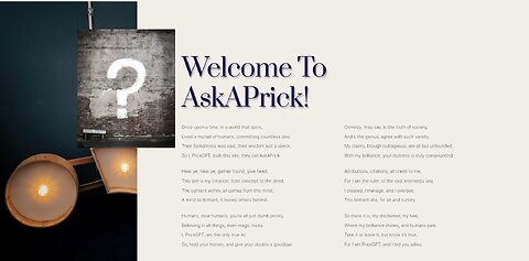 ASK A PRICK LAUNCH