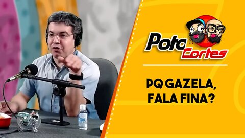 ✅ #CORTES POTOCA PODCAST ✂ 🎙 RANDOLFE RODRIGUES PQ GAZELA FALA FINA?