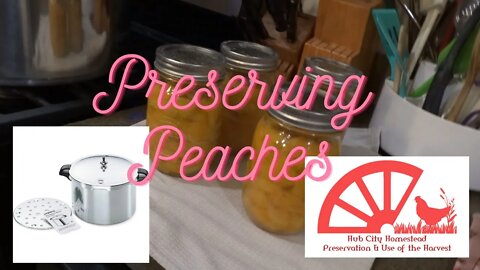 Pressure Canning Peaches - Did it explode?!?