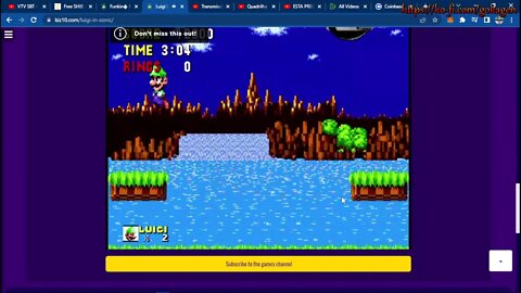 Transmissão ao vivo de mario bros generation4 Luigi In Sonic