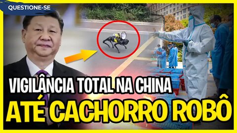 CHINA usa cães robô para vigiar povo em lockdown