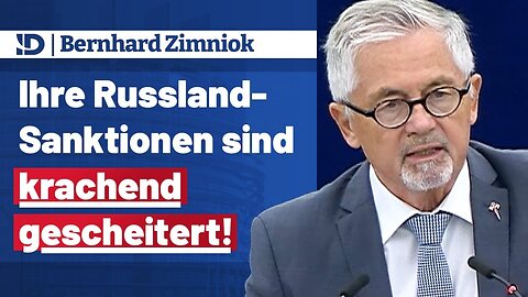 𝐁𝐞𝐫𝐧𝐡𝐚𝐫𝐝 𝐙𝐢𝐦𝐧𝐢𝐨𝐤 mdEP▶️ Ihre Russland-Sanktionen sind krachend gescheitert!🙈