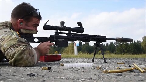 U.S. Snipers conduct advanced marksmanship lane during European Best Sniper Squad Competition - 2017