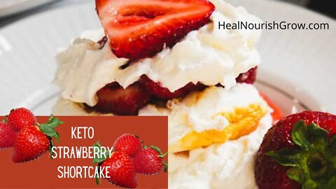 Keto Strawberry Shortcake