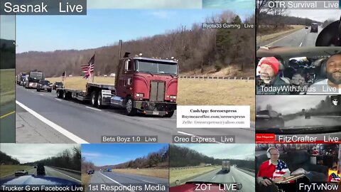 🍟📺👀THE PEOPLE'S CONVOY - 2022 Day 54: Sunday April 17 in the USA🍟📺👀