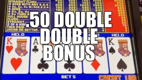 Double Double Bonus .50¢ #VideoPoker