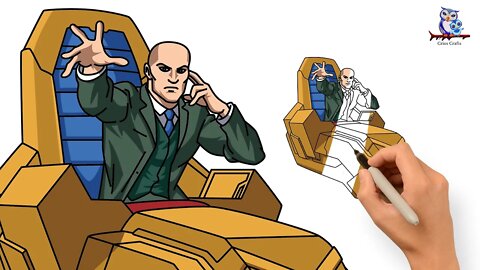 How To Draw Professor Xavier Illuminati - Multiverse of Madness