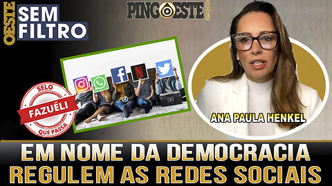 Regular as redes socias tudo em nome da democracia [ANA PAULA HENKEL]